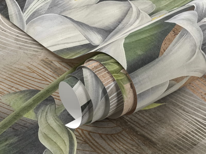 Фотообои Белая лилия фрагмент #1