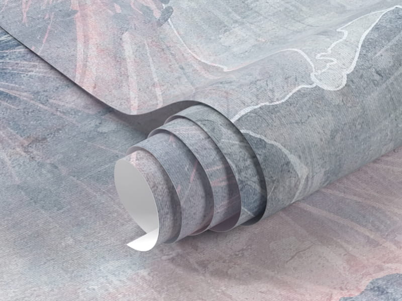 Фотошпалери Сині маки, малюнок фрагмент # 1