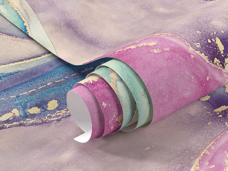 Фотообои Радужная акварель фрагмент #1