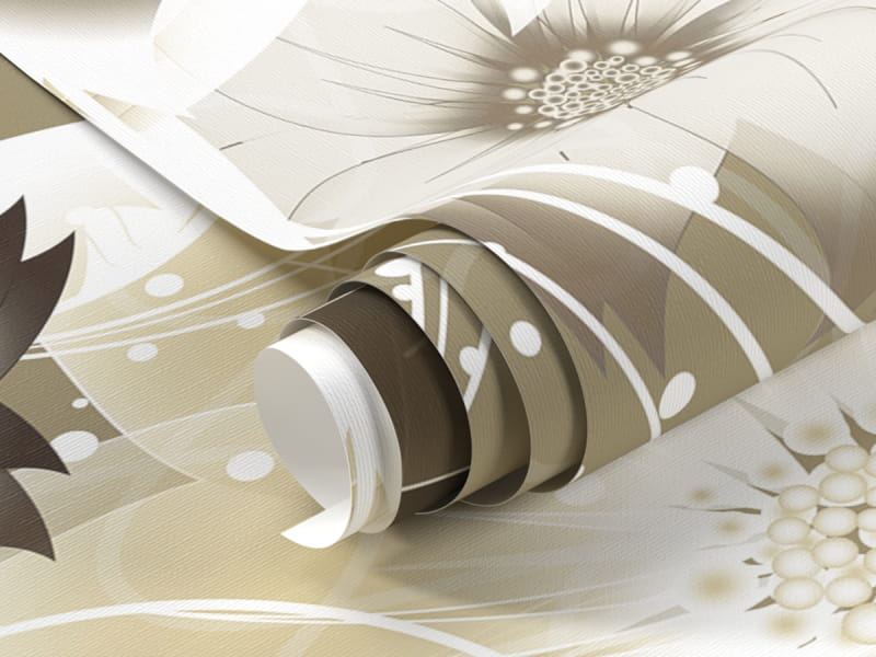 Фотообои Пёстрые цветы фрагмент #1