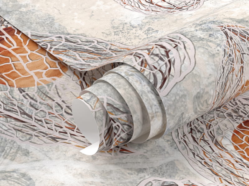 Фотошпалери Фізаліс, акварель фрагмент # 1