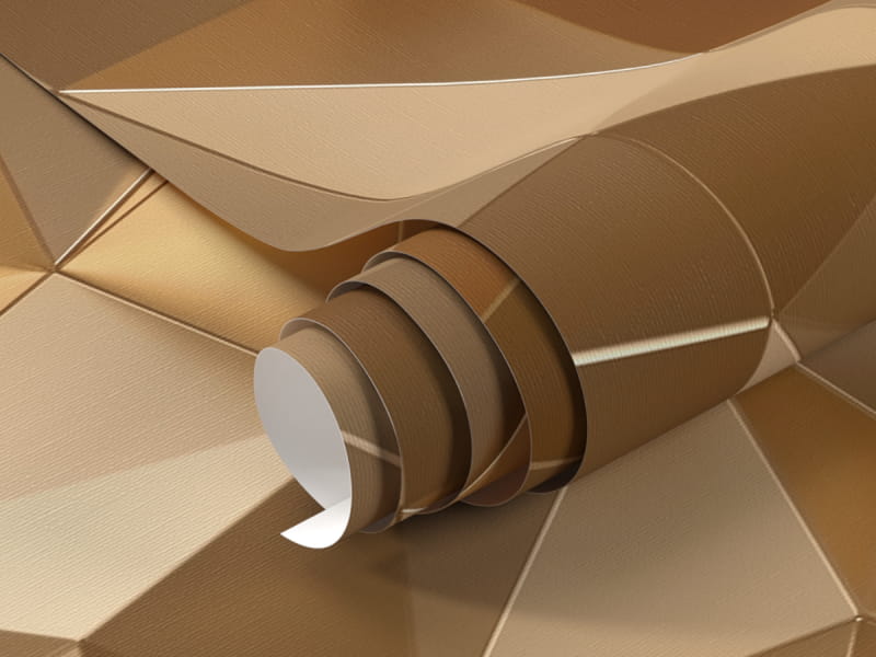 Фотошпалери Золота геометрія 3Д фрагмент # 1