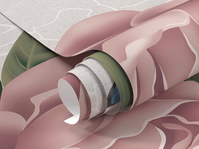 Фотообои Нежные розы 3Д фрагмент #1