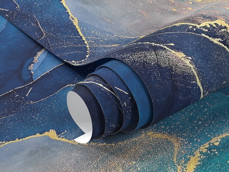 Фотообои Морские глубины, флюид арт фрагмент #1