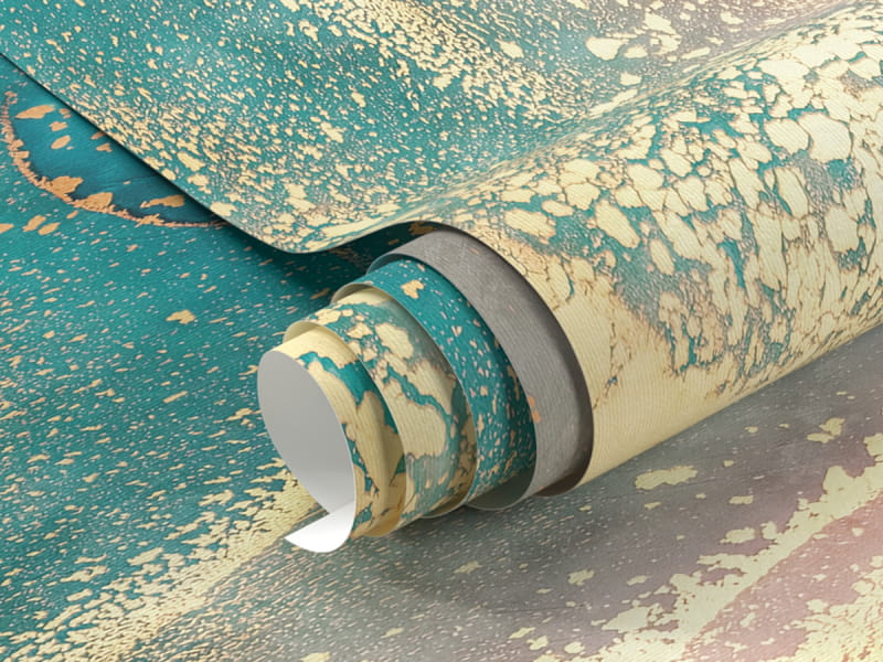 Фотообои Берег моря, флюид арт фрагмент #1