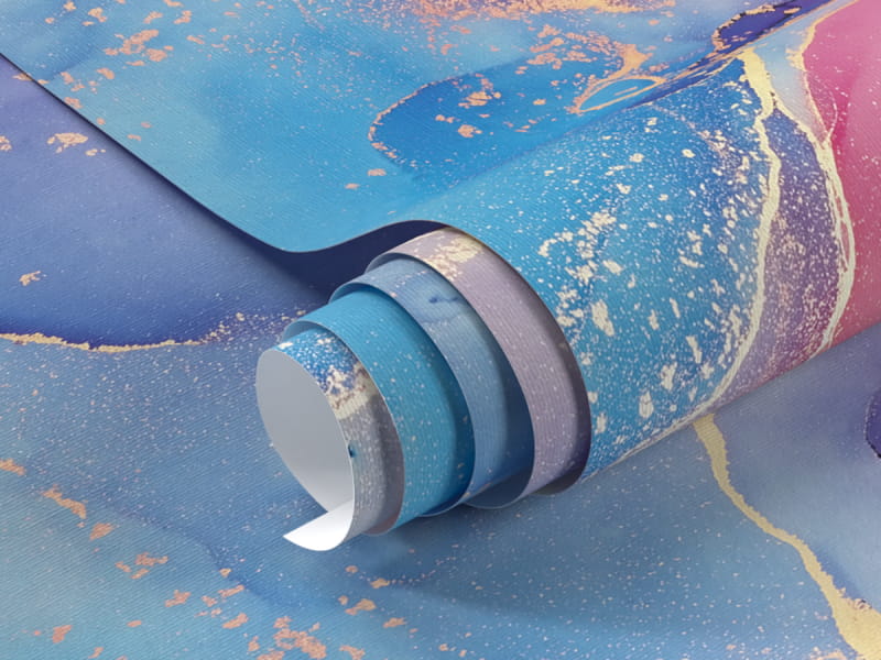 Фотообои Цветной мрамор, флюид фрагмент #1