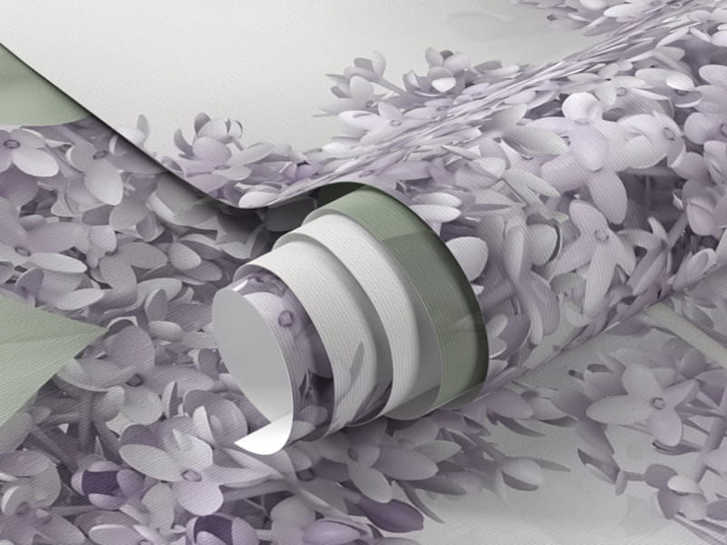 Фотошпалери Бузок 3Д фрагмент # 1