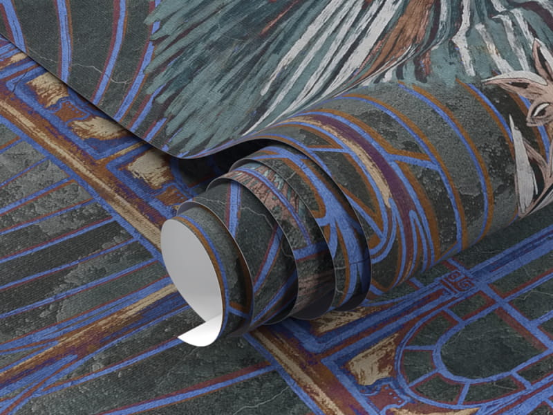 Фотообои Экзотический зимний сад фрагмент #1