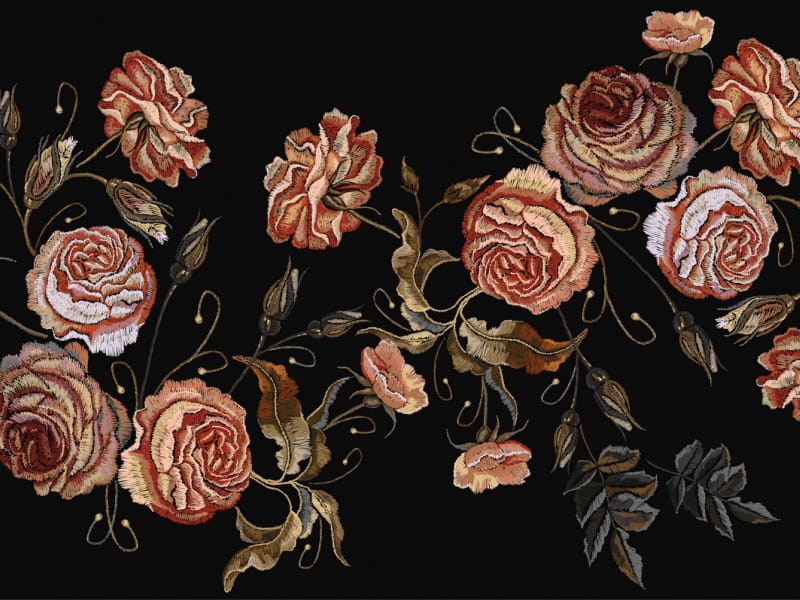 Фотошпалери Ніжні троянди, малюнок