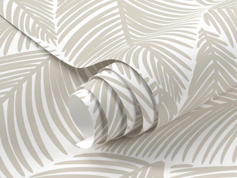 Фотообои Бежевые листья фрагмент #1