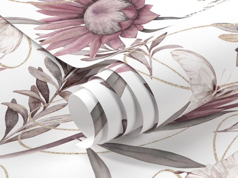 Фотообои Цветущая протея фрагмент #1