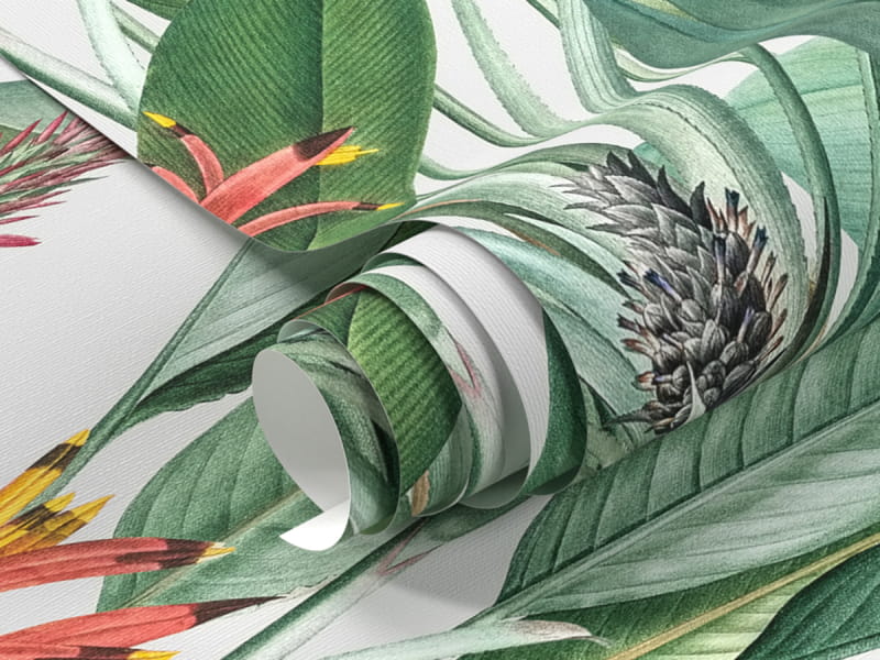 Фотообои Яркие тропические растения фрагмент #1