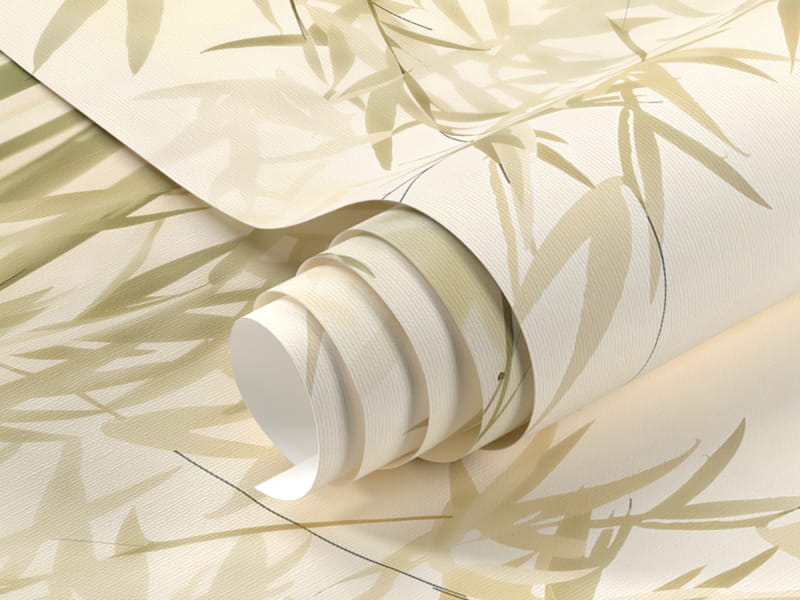 Фотообои Солнечный бамбуковый лес фрагмент #1