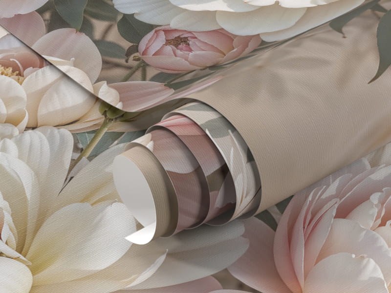 Фотообои Волшебные пион фрагмент #1