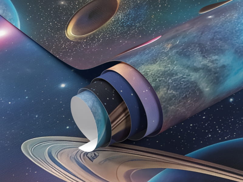 Фотообои Яркая солнечная система фрагмент #1