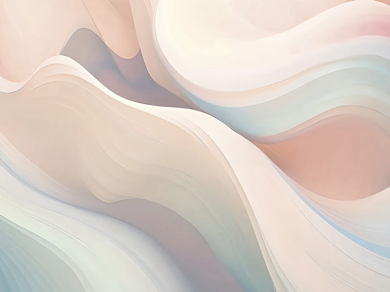 Фотошпалери М'які кольорові хвилі