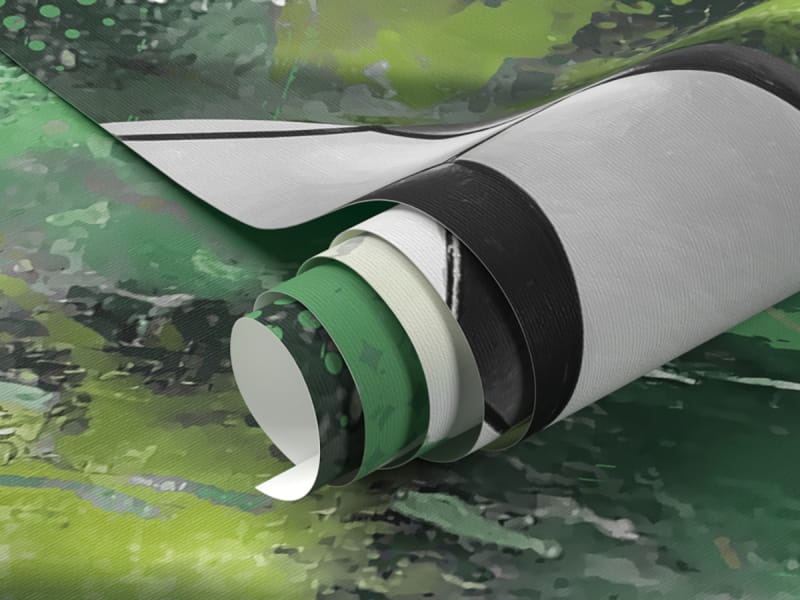 Фотошпалери Футбольний м'яч на зеленому фрагмент # 1