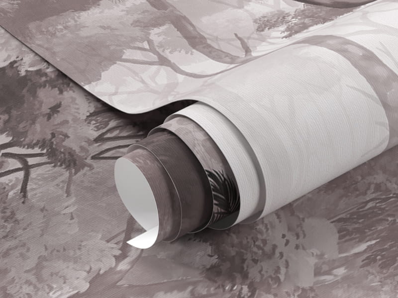 Фотошпалери Лісовий туманний краєвид фрагмент # 1