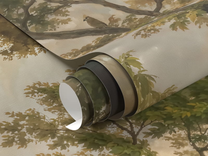 Фотошпалери Прекрасний парк, живопис фрагмент # 1