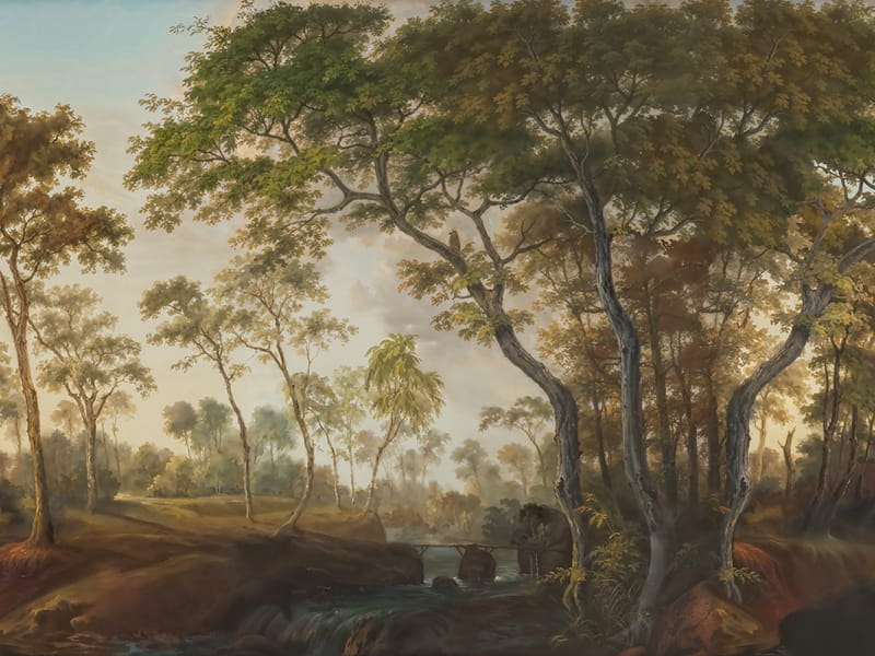 Фотошпалери Прекрасний парк, живопис