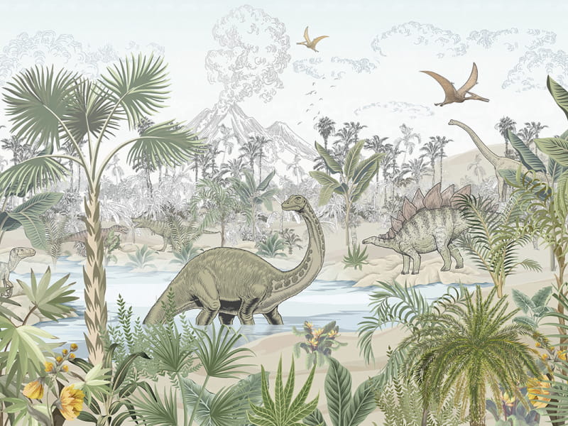 Фотошпалери Долина динозаврів