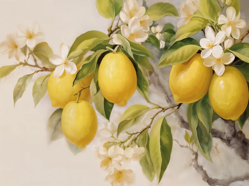 Фотошпалери Соковиті лимони