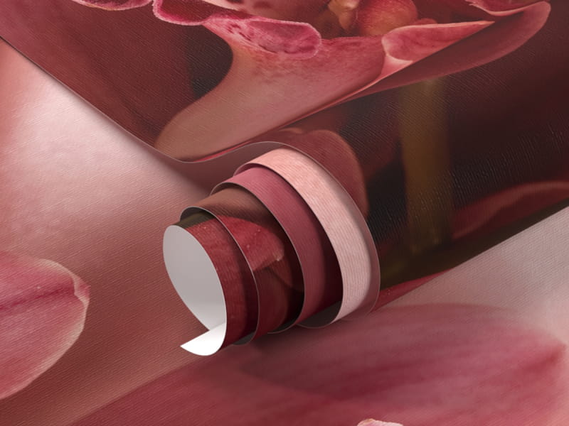 Фотообои Красные орхидеи фрагмент #1