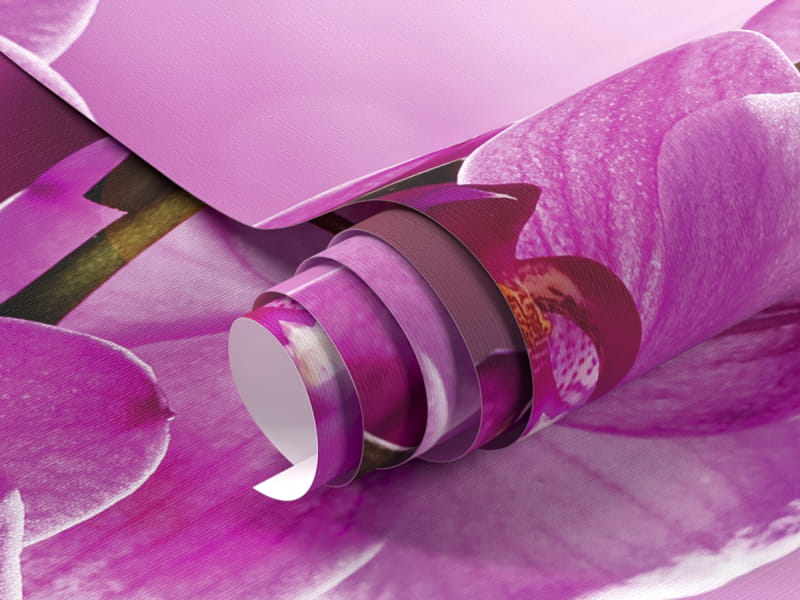 Фотообои Нежная сиреневая орхидея фрагмент #1