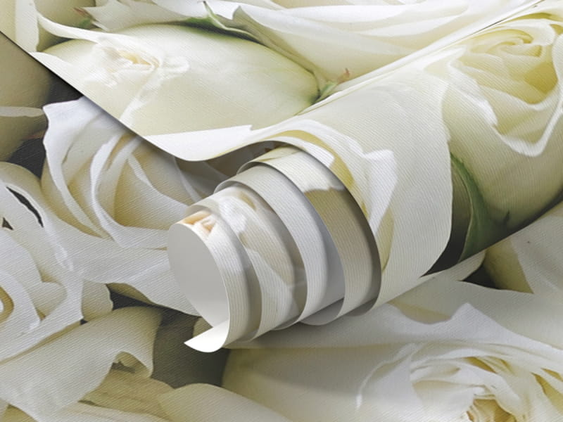 Фотообои Букет белых роз фрагмент #1