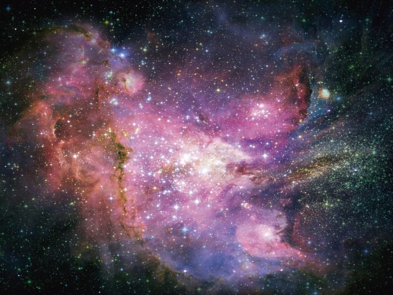 Фотошпалери Космос рожева туманність