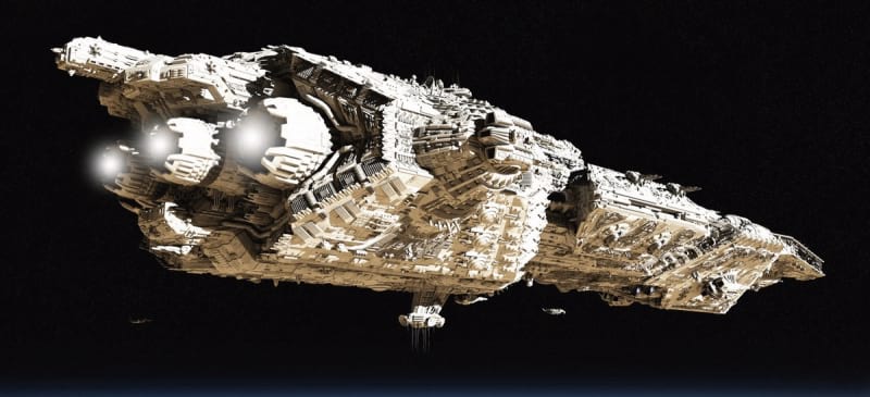 Фотообои Лунный космический корабль