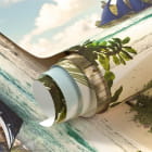 Миниатюра фотообоев Корабль с синими парусами фрагмент #1