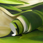 Миниатюра фотообоев Белые тюльпаны фрагмент #1