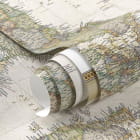 Мініатюра фотошпалер Антикварна карта світу фрагмент # 1