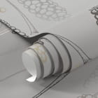 Миниатюра фотообоев Серебристые цветы фрагмент #1