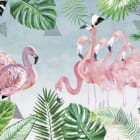 Превью фотообоев Фламинго в тропиках
