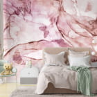 Мініатюра фотошпалер Метелики над рожевим морем в інтер'єрі підліткової