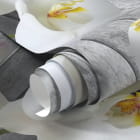 Миниатюра фотообоев Орхидея и жемчуг 3Д фрагмент #1