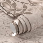 Миниатюра фотообоев Бежевые цветы фрагмент #1