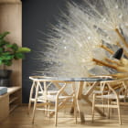 Миниатюра фотообоев Одуванчики макро в интерьере кухни