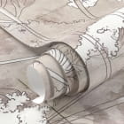 Миниатюра фотообоев Белые полевые цветы фрагмент #1