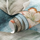 Мініатюра фотошпалер Квіти аквареллю фрагмент # 1