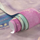 Миниатюра фотообоев Радужная акварель фрагмент #1