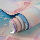 Мініатюра фотошпалер Райдужний флюїд фрагмент # 1