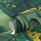 Миниатюра фотообоев Зеленая акварель фрагмент #1