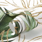 Миниатюра фотообоев Зеленая листва, акварель фрагмент #1