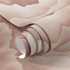 Миниатюра фотообоев Терракотовые горы, акварель фрагмент #1