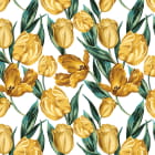 Превью фотообоев Желтые тюльпаны, рисунок