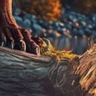 Мініатюра фотошпалер Фантастичний дракон фрагмент #2