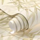 Миниатюра фотообоев Солнечный бамбуковый лес фрагмент #1